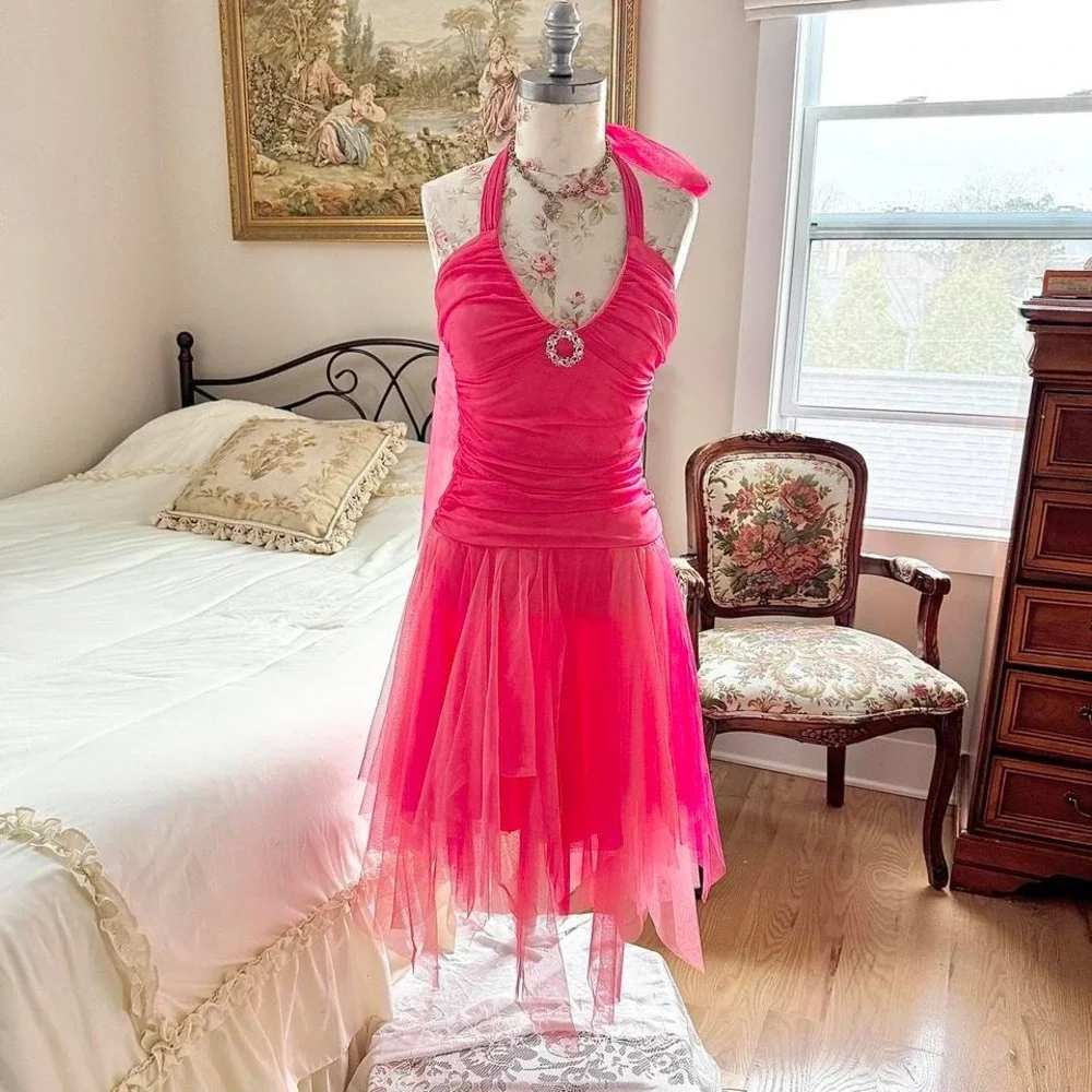 B Darlin | Dresses | Pink Fairy Halter Dress Y2k B Darlin Hot Pink Halter Dress Size 3 | Poshmark B Darlin | Dresses | Pink Fairy Halter Dress Y2k B Darlin Hot Pink Halter Dress Size 3 | Poshmark